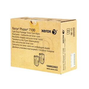 Тонер-картридж Голубой (2шт/уп) для Xerox серия PH7100 106R02602 Original Xerox