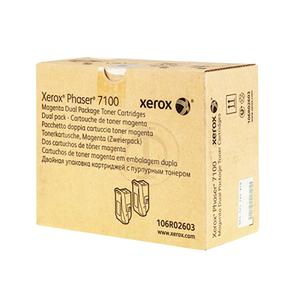 Тонер-картридж Пурпурный (2шт/уп) для Xerox серия PH7100 106R02603 Original Xerox