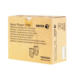 Тонер-картридж Желтый (2шт/уп) для Xerox серия PH7100 106R02604 Original Xerox