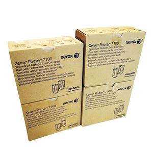 Комплект тонер-картриджей (двойной) для Xerox серия PH7100 106R02602, 106R02603, 106R02604, 106R02605 Original Xerox